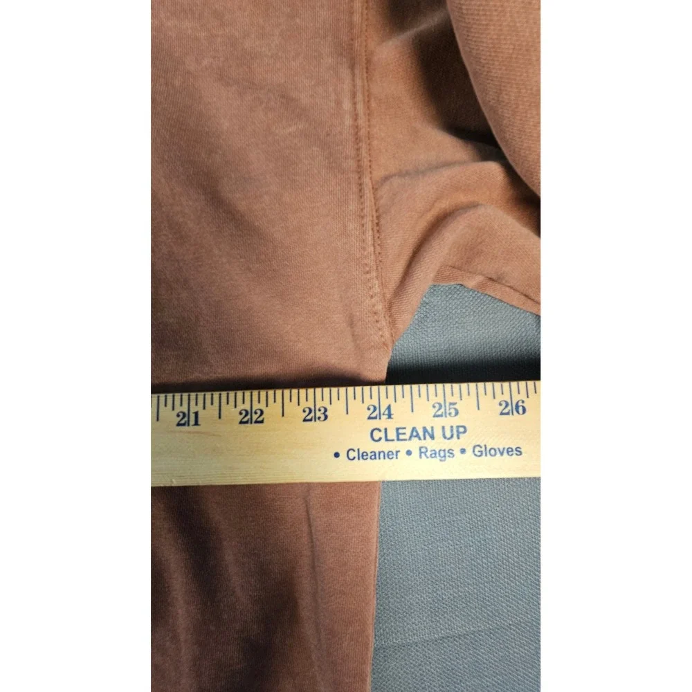 Roxy Womens Sol Graphic Sweatshirt Terracotta Brown Oversized Pullover Medium - Picture 5 of 9